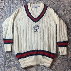 Oxford Cream Cable Knit Sweater